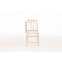 Banc de jardin Karma, cr?me antique