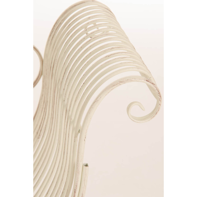 Banc de jardin Karma, cr?me antique