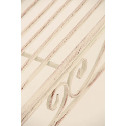 Banc de jardin Karma, cr?me antique