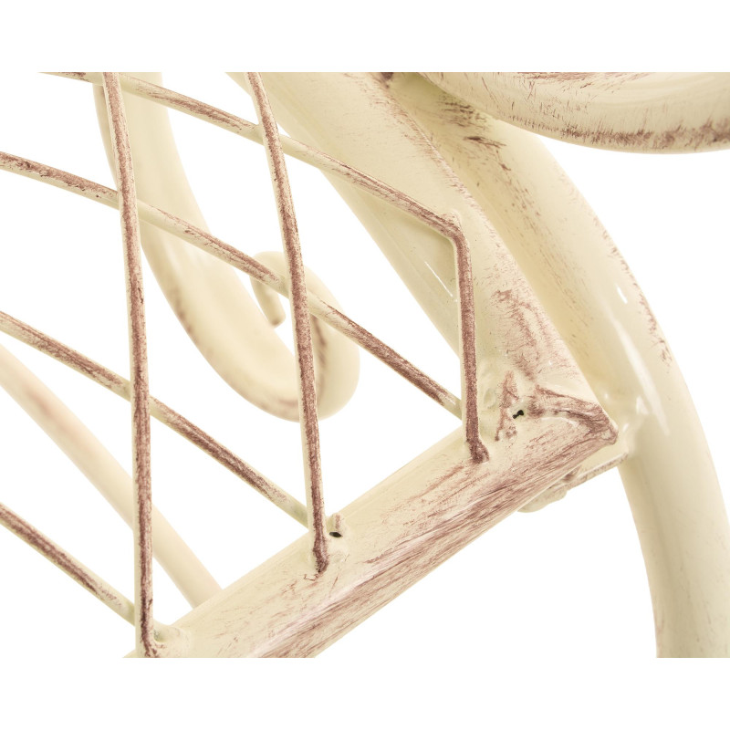 Banc de jardin Tara crème antique