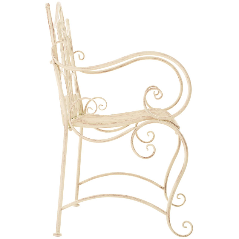 Banc de jardin Tara, cr?me antique