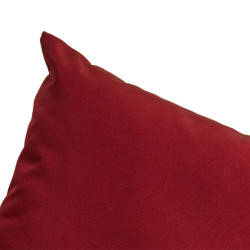 Housse de coussin pour chaise longue Burano, rouge rubis