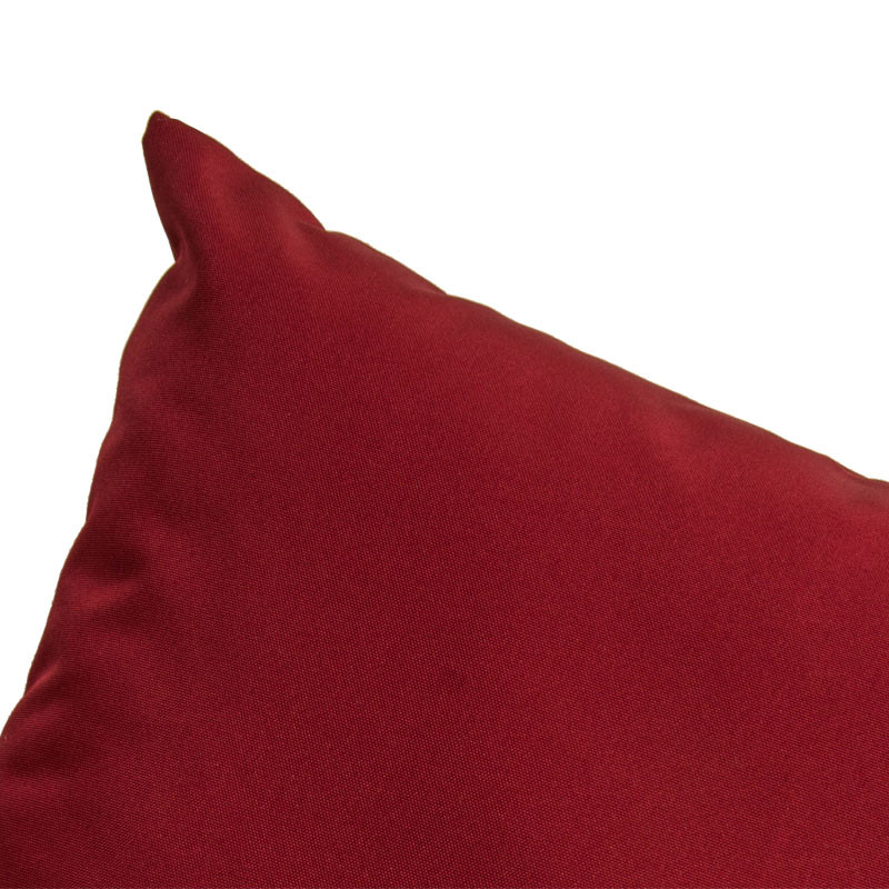 Housse de coussin pour chaise longue Burano rouge rubis