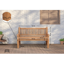 Teakbank Jackson V2 150 cm