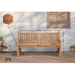 Teakbank Jackson V2 180 cm