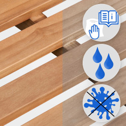 Banc en teck Jackson V2 200 cm teck