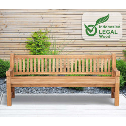 Banc en teck Jackson V2 220 cm teck