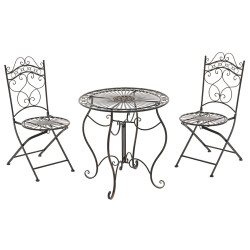 Groupe de Chaises Indra bronze