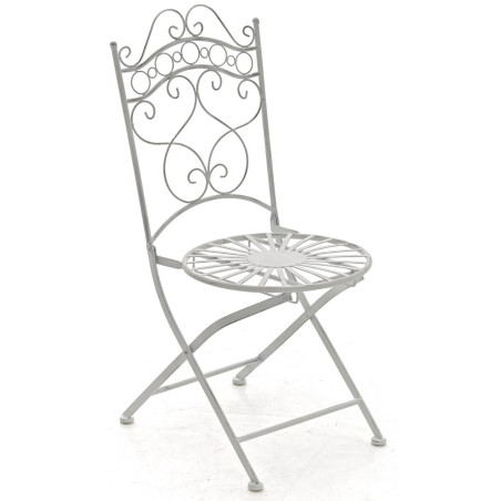 Groupe de Chaises Indra blanc antique