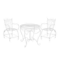 Set Giardino Rustico SHEELA bianco