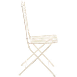 Chaise de jardin Adelar cr?me antique