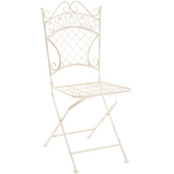 Chaise de jardin Adelar cr?me antique