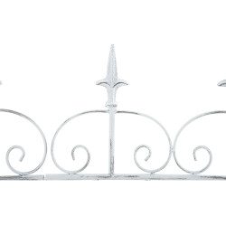 Reja De Jardín Mangold En Metal Blanco antiguo