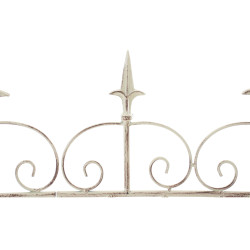 Clôture de jardin charcuterie crème antique