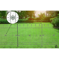 Clôture de jardin charcuterie vert antique