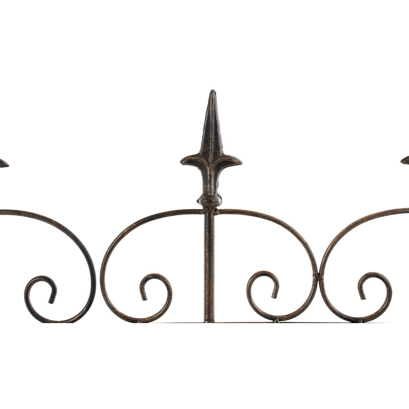 Clôture de jardin charcuterie bronze