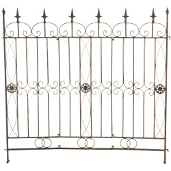 Clôture de jardin charcuterie bronze