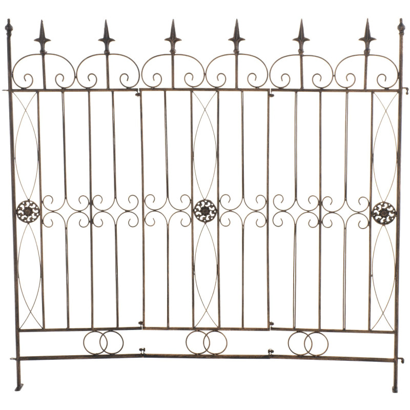 Clôture de jardin charcuterie bronze
