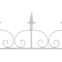 Clôture de jardin charcuterie blanc