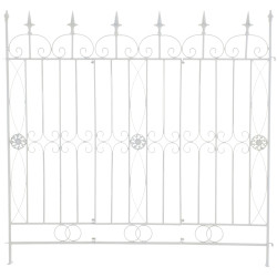 Reja De Jardín Mangold En Metal Blanco