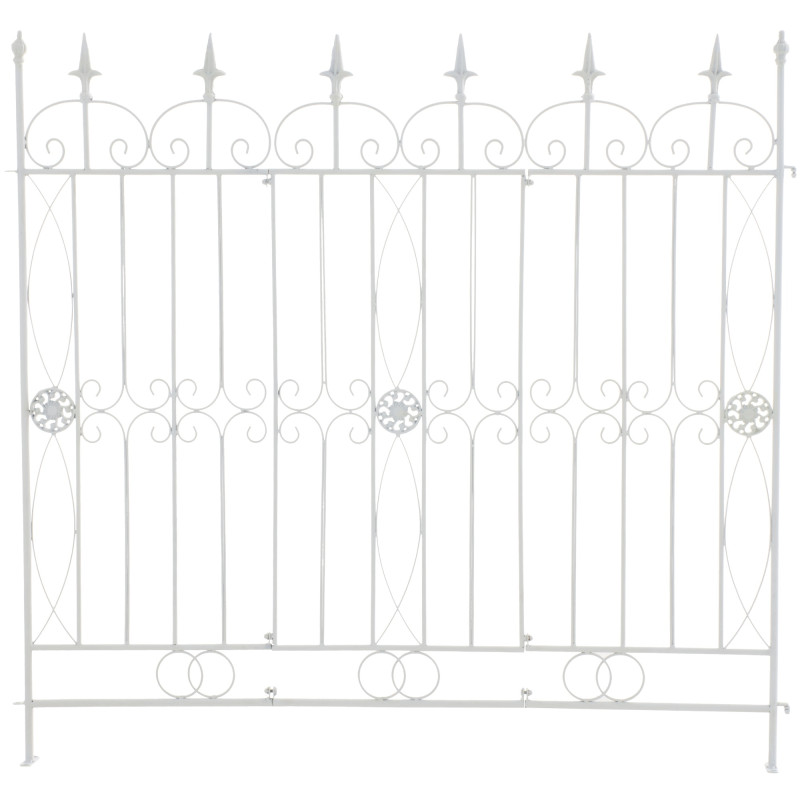 Clôture de jardin charcuterie blanc