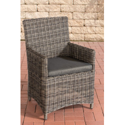 Chaise Fontana / Saint Marlo anthracite 5 mm gris-mélange