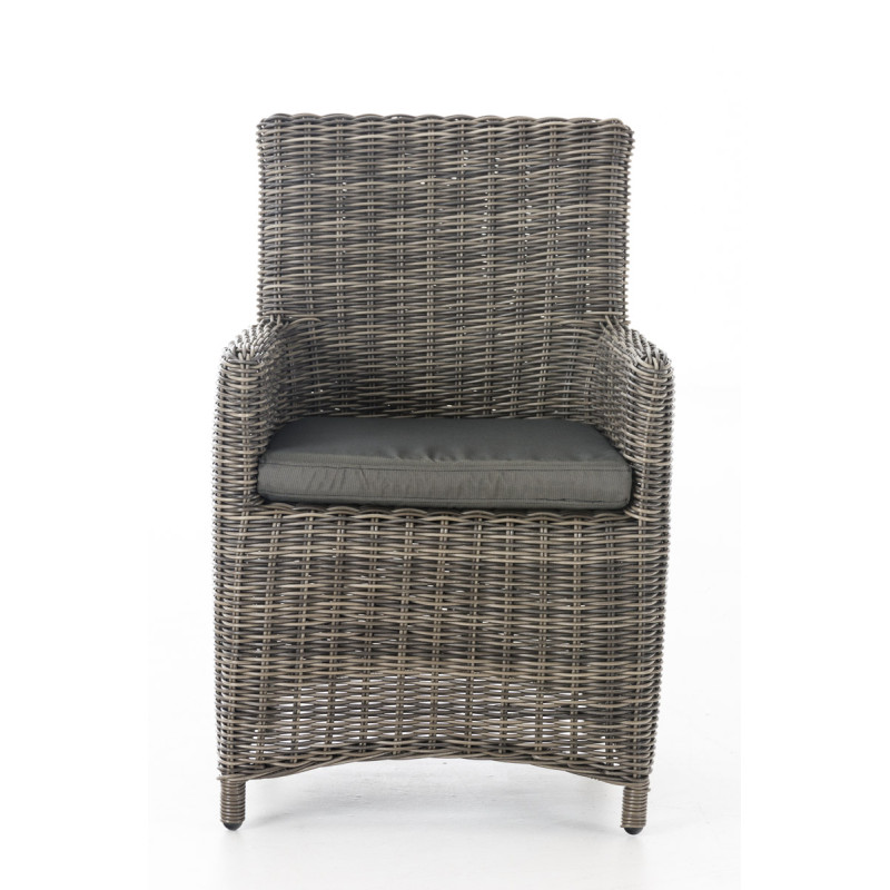 Chaise Fontana / Saint Marlo anthracite 5 mm gris-mélange