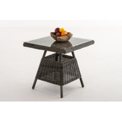 Table de Sainte-Lucie gris-mélange