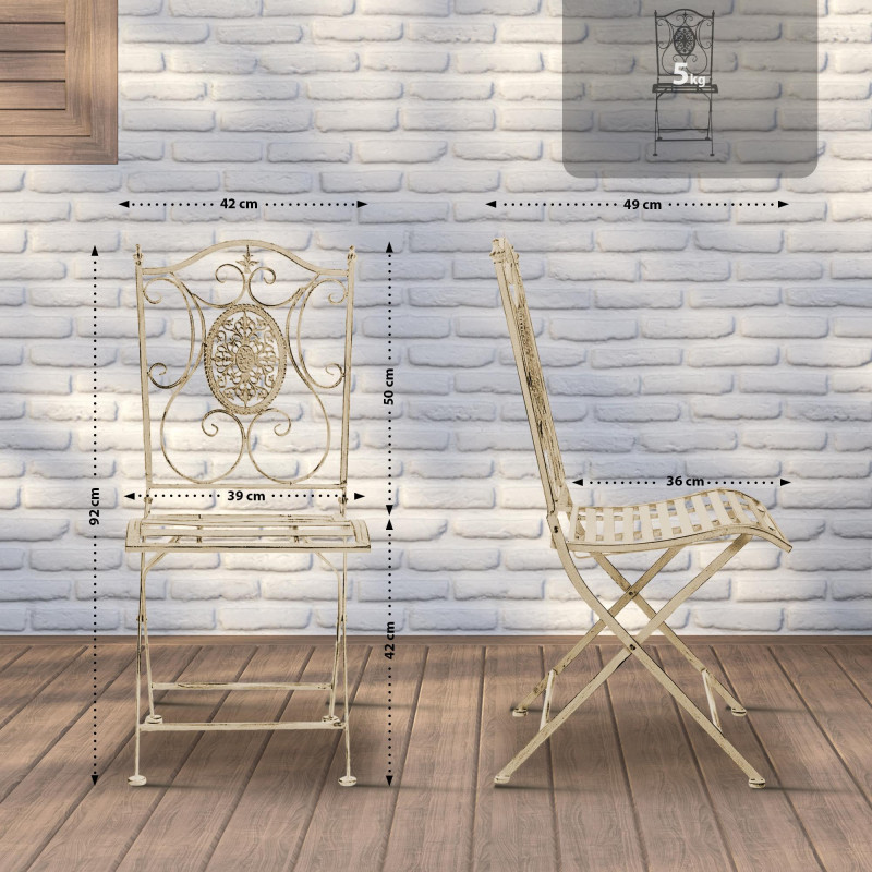 Chaise Sibell crème antique