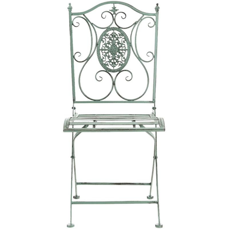 Chaise Sibell vert antique