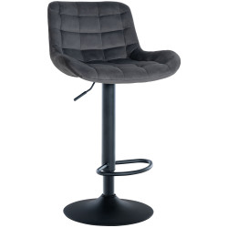 Tabouret de bar en velours...