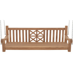 Banc balançoire de ferme 180 cm teck