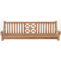 Banc balançoire de ferme 200 cm teck