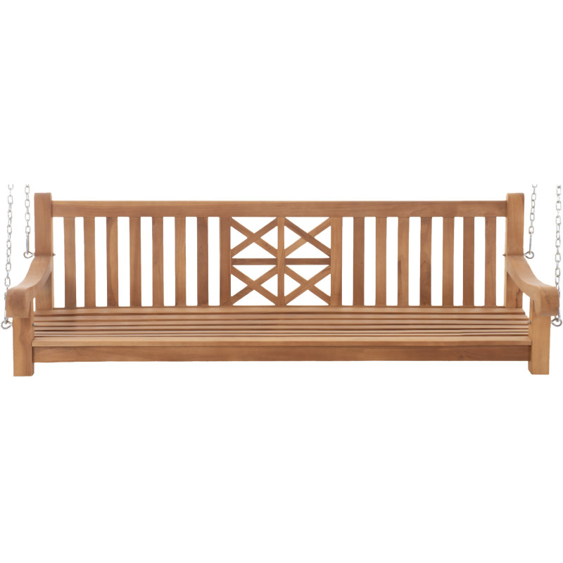 Banc balançoire de ferme 200 cm teck
