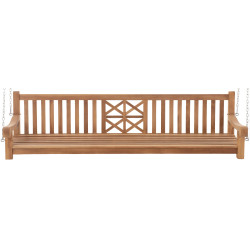 Banc balançoire de ferme 240 cm teck