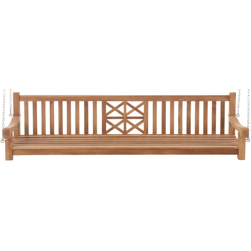 Banc balançoire de ferme 240 cm teck