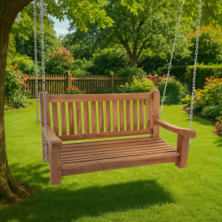 Banc suspendu Joyce 120 cm teck