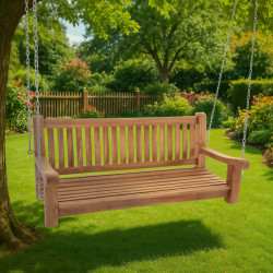 Banc suspendu Joyce 150 cm teck