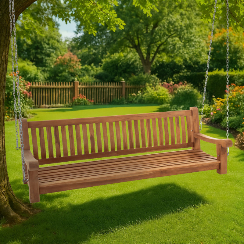 Banc suspendu Joyce 200 cm teck