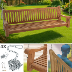 Banc suspendu Joyce 200 cm teck