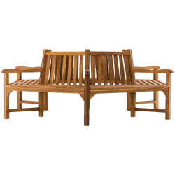 Banc Sonja avec accoudoirs, 250 cm teck