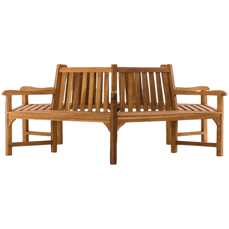 Banc Sonja avec accoudoirs, 250 cm teck