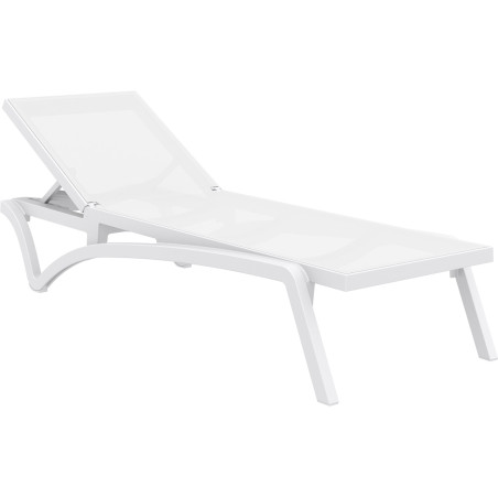 Chaise longue Pacific blanc