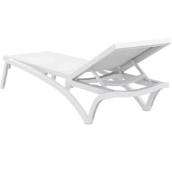 Chaise longue Pacific blanc