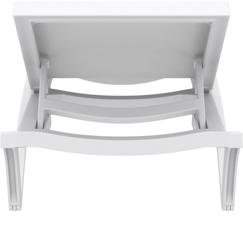 Chaise longue Pacific blanc