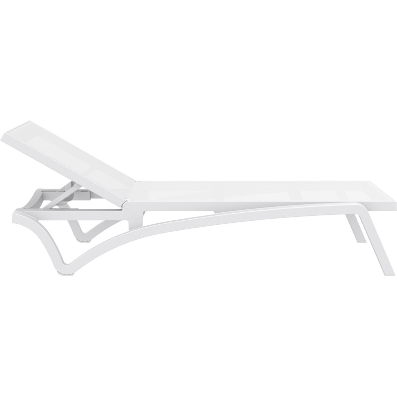 Chaise longue Pacific blanc