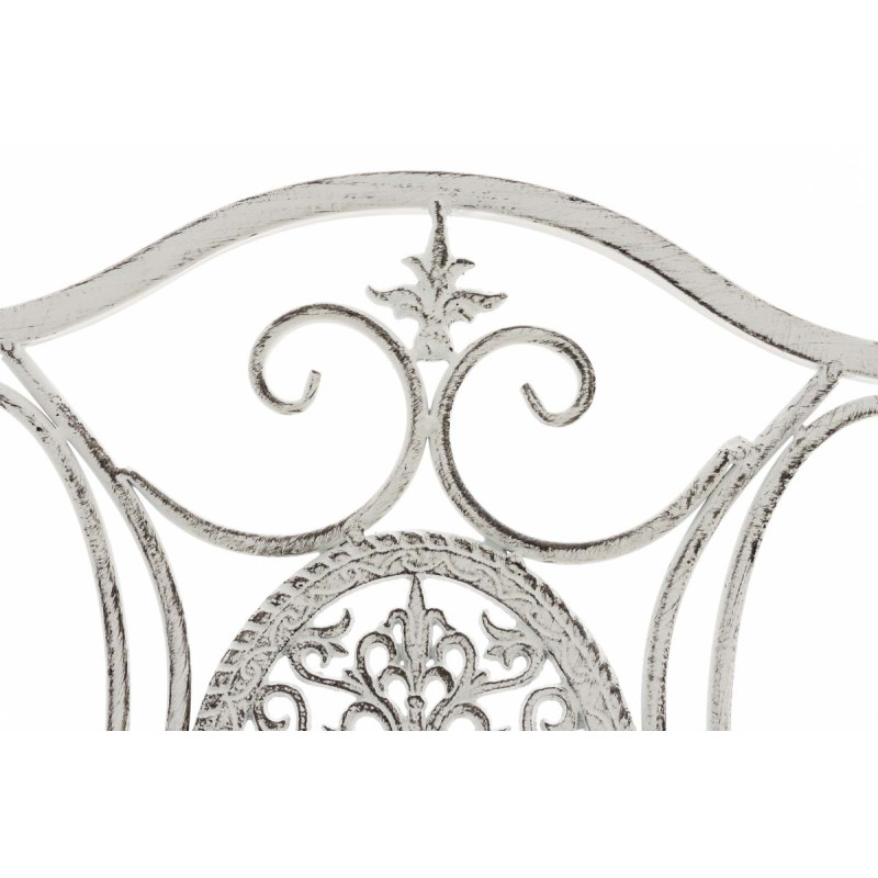 Conjunto de Mesa & 2 Sillas Plegables Aldeano Blanco antiguo