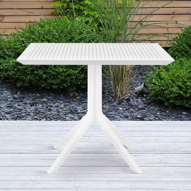Table Sky 80 cm blanc