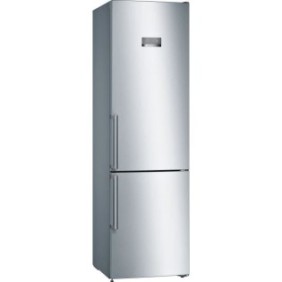 Réfrigérateur combiné pose-libre BOSCH - SER4 - Inox look - Vol.total: 368l - réfrigérateur: 279l - congélateur: 89l - L 66cm - 