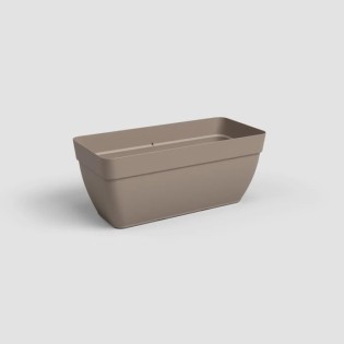 Jardiniere CAPRI CAMPANA XL - Plastique - 80 cm - Taupe - ARTEVASI